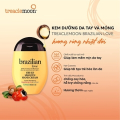 [ TẶNG BÔNG IPEK 80 MIẾNG ] KEM DƯỠNG DA TAY CHIẾT XUẤT MÂM XÔI, KẸO NGỌT, DỪA, NHIỆT ĐỚI 75ML- TREACLEMOON