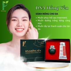 TẶNG KÈM 1 KEM CHỐNG NẮNG SINH HỌC NINE'S BEAUTY] KEM DƯỠNG DA DNA HỒNG YẾN - PHỤC HỒI, CẤP ẨM, TRẮNG HỒNG & MỊN MÀNG - PHAN AN GREEN
