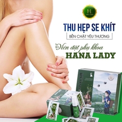 COMBO HỘP 6 VIÊN ĐẶT PHỤ KHOA LÀM HỒNG SE KHÍT CÔ BÉ VÀ 1 CHAI DUNG DỊCH VỆ SINH [ TẶNG 1 CHAI NƯỚC SÚC MIỆNG]- HANA COSMETIC