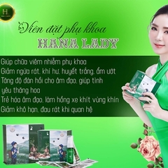 COMBO HỘP 6 VIÊN ĐẶT PHỤ KHOA LÀM HỒNG SE KHÍT CÔ BÉ VÀ 1 CHAI DUNG DỊCH VỆ SINH [ TẶNG 1 CHAI NƯỚC SÚC MIỆNG]- HANA COSMETIC