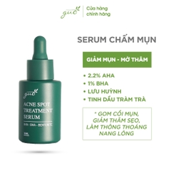 SERUM CHẤM MỤN, GOM KHÔ CỒI, GIẢM MỤN, MỜ THÂM - 100% FEEDBACK KHÁCH HÀNG TIN DÙNG HIỆU QUẢ - GUO