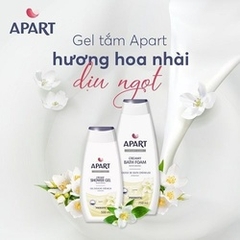 GEL TẮM TẠO BỌT MỀM MỊN CHIẾT XUẤT HOA NHÀI 500ML-750ML- APART