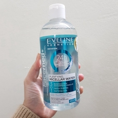 [ TẶNG CHAI 100ML ] NƯỚC TẨY TRANG FACEMED+ SẠCH SÂU 3 TÁC ĐỘNG 400ML- EVELINE