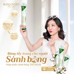 [ TẶNG 1 MIẾNG MẶT NẠ ] BÔNG TẨY TRANG MỀM MỊN 100% BOCOTON120+30 MIẾNG- SKINLOVERS