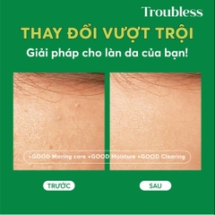 GEL RỬA MẶT TẠO BỌT TROUBLESS DỊU NHẸ HỖ TRỢ KIỂM SOÁT NHỜN MỤN, LÀM SẠCH SÂU 120ML