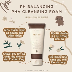 SỮA RỬA MẶT TẨY TẾ BÀO CHẾT DƯỠNG ẨM PHA 5.5 - BYVIBES WONDER