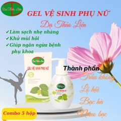 COMBO 5 HỘP] GEL VỆ SINH PHỤ NỮ - DẠ THẢO LIÊN