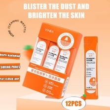 COMBO 10 GÓI MẶT NẠ SỦI BỌT CÀ RỐT YANFU LOẠI BỎ TẾ BÀO CHẾT, THU NHỎ LỖ CHÂN LÔNG - GDN