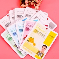 [ TẶNG 3 MIẾNG ] COMBO 10 MIẾNG MẶT NẠ DƯỠNG SÁNG DA HÀN QUỐC COLLAGEN 23GRAM - DERMAL