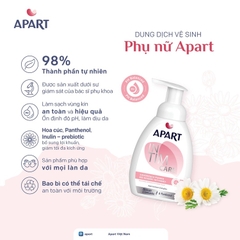 COMBO 2 CHAI DUNG DỊCH VỆ SINH NAM NỮ DẠNG BỌT LÀM SẠCH, BẢO VỆ DA VÙNG KÍN 300ML - APART