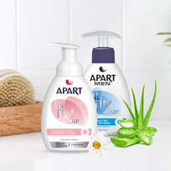 COMBO 2 CHAI DUNG DỊCH VỆ SINH NAM NỮ DẠNG BỌT LÀM SẠCH, BẢO VỆ DA VÙNG KÍN 300ML - APART