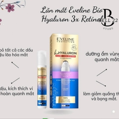LĂN MẮT EVELINE BIO HYALURON 3X RETINOL B1030 - BELL22 STORE