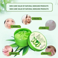 MẶT NẠ DƯỠNG DA GEL NHA DAM LÔ HỘI 92% ALOE VERA HYROGEL DƯỠNG ẨM TRẮNG DA 220GRAM KT1-GDN
