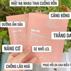 HỘP 50 MIẾNG MẶT NẠ NHAU THAI CỪU CUỐNG RỐN NHẬT BẢN KT1- GDN