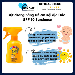 XỊT CHỐNG NẮNG TRẺ EM NỘI ĐỊA ĐỨC SPF 50 - SUNDANCE