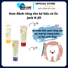 KEM ĐÁNH RĂNG CHO BÉ HỮU CƠ ÚC - JACK N JILL