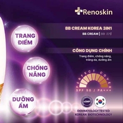 KEM TRANG ĐIỂM VÀ CHỐNG NẮNG BB CREAM HÀN QUỐC 50G - RENOSKIN