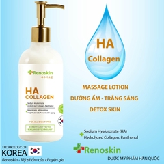 MASSAGE DƯỠNG ẨM HA COLLAGEN HÀN QUỐC 300G - RENOSKIN