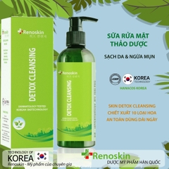 SỮA RỬA MẶT THẢO DƯỢC HÀN QUỐC DETOX CLEANSING 300G - RENOSKIN