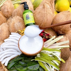 [1 CHAI] DẦU XẢ Ả ĐÀO 300ML - MỘC NHAN NATURAL TẶNG 2 MẶT NẠ TẾ BÀO GỐC NHẬT BẢN
