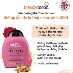[ TẶNG KEM DƯỠNG TAY DỪA ] SỮA DƯỠNG THỂ DƯỠNG ẨM SÁNG DA HƯƠNG MÂM XÔI 250ML -TREACLEMOON