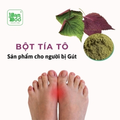 COMBO DETOX DƯỠNG DA GIẢM MỤN BỘT RAU MÁ - TÍA TÔ BAMBOO NGUYÊN CHẤT