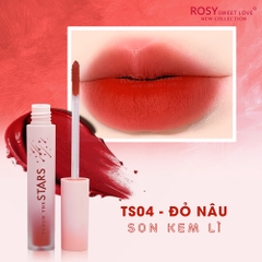 COMBO QUÀ TẶNG] 2 SON KEM LÌ TOUCH THE STARS - ROSY