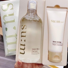 SET NƯỚC TẨY TRANG SU:M37 SKIN SAVER ESSENTIAL CLEANSING WATER 400ML (TẶNG SỮA RỬA MẶT)