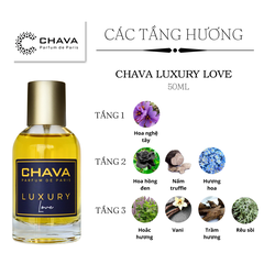 NƯỚC HOA UNISEX LUXURY LOVE 50ML PHONG CÁCH XỊT - CHAVA