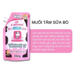 MUỐI TẮM SỮA BÒ TẨY TẾ BÀO CHẾT A BONNE SPA MILK SALT THÁI LAN 350GR - MILK
