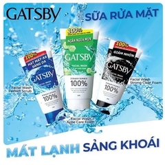 SỮA RỬA MẶT NAM GATSBY NỘI ĐỊA NHẬT (NHIỀU CÔNG DỤNG) TUÝP 130G -SU