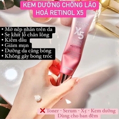 KEM DƯỠNG RETINOL 𝐄𝐒𝐋𝐀𝐓𝐈𝐍 X5 GIÚP DA CĂNG BÓNG TRẺ HÓA AD389