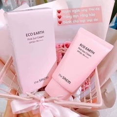 KEM CHỐNG NẮNG NÂNG TONE DA SÁNG HỒNG THE SAME ECO EARTH PINK SUNCREAM AD418