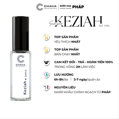 NƯỚC HOA NỮ MINI SIMPLE KEZIAH 5ML PHONG CÁCH XỊT - CHAVA
