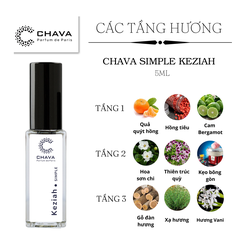 NƯỚC HOA NỮ MINI SIMPLE KEZIAH 5ML PHONG CÁCH XỊT - CHAVA