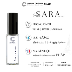 NƯỚC HOA NỮ MINI SIMPLE SARA 5ML PHONG CÁCH XỊT - CHAVA