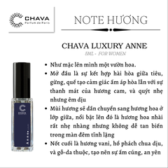 NƯỚC HOA MINI LUXURY ANNE 5ML - CHAVA