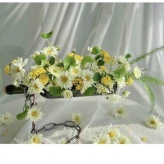 BÌNH HOA, LỌ HOA THỦY TINH HÌNH CHAI KÈM DÂY XÍCH, LỌ HOA BAY TRANG TRÍ, DECOR ĐỘC ĐÁO