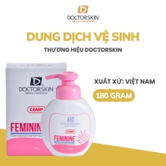 DUNG DỊCH VỆ SINH PHỤ NỮ CHIẾT XUẤT LÁ TRẦU KHÔNG DỊU NHẸ DOCTORSKIN 180G