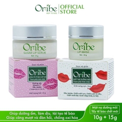 COMBO TẨY TẾ BÀO CHẾT VÀ MẶT NẠ DƯỠNG MÔI - ORIBE