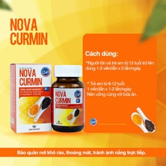 VIÊN UỐNG TINH CHẤT NGHỆ NOVACURMIN GIÚP GIẢM ĐAU DẠ DÀY - DÂN KHANG