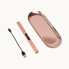 KHAY NẾN VÀ QUẸT LỬA ĐIỆN SẠC USB - MIDIMO