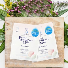 MẶT NẠ DƯỠNG DA TRẮNG HỒNG PERFECT AQUA EXTRA WHITE MASK SENKA