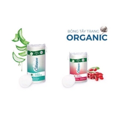 BÔNG TẨY TRANG HỮU CƠ CHIẾT XUẤT LÔ HỘI VÀ VITAMIN B5 MAXI COTONEVE