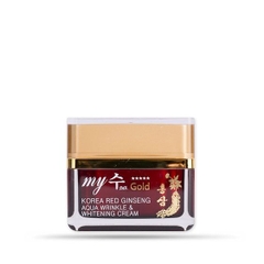 KEM DƯỠNG DA SÂM TỔNG HỢP NGÀY VÀ ĐÊM AQUA WRINKLE & WHITENING CREAM 50G - MY GOLD