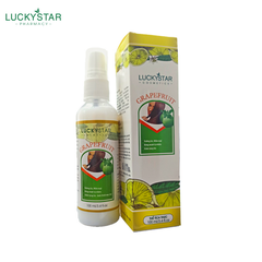 LOTION DƯỠNG TÓC TINH DẦU BƯỞI 100ML - LUCKY STAR