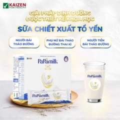  Sữa cho người tiểu đường PaPamilk Diasure chứa Tổ Yến - Hộp 7 gói (Gói 32gr)
