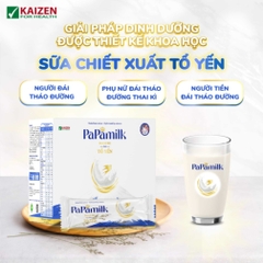 Sữa cho người tiểu đường PaPamilk Diasure chứa Tổ Yến - Hộp 7 gói (Gói 32gr)