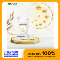 Sữa hỗ trợ loãng xương và giúp hồi phục PaPamilk Gold chứa Tổ Yến (3 in 1) - Hộp 7 gói (Gói 32gr)