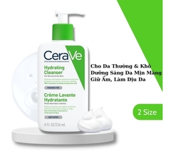 Sữa rửa mặt cerave foaming facial cleanser cho da dầu mụn nhạy cảm 236ml